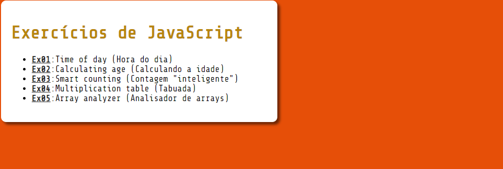 Exercicios-JavaScript